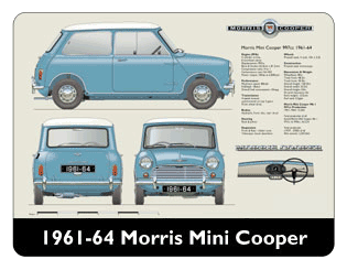 Morris Mini-Cooper 1961-64 Mouse Mat